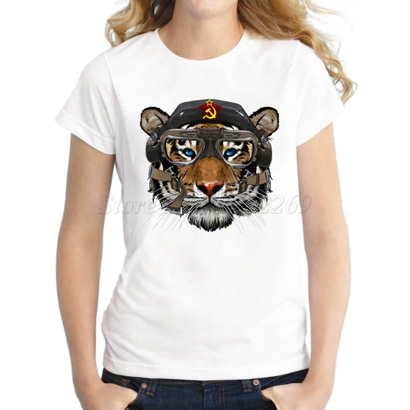Новый дизайн tigernout женские индивидуальные футболка с коротким рукавом