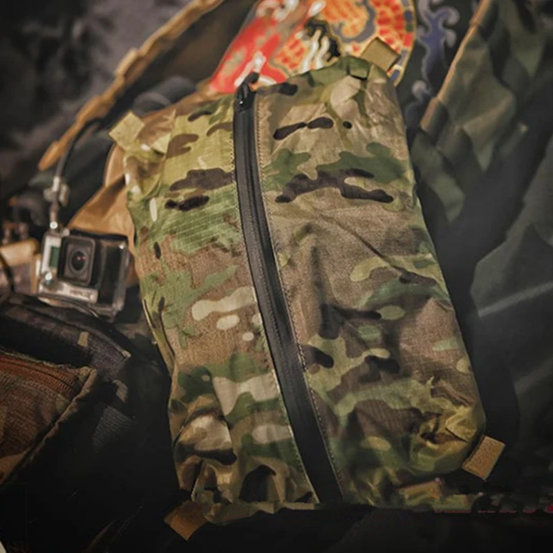EmersonGear EDC сетчатая сумка на молнии тактическая флисовая аксессуары для