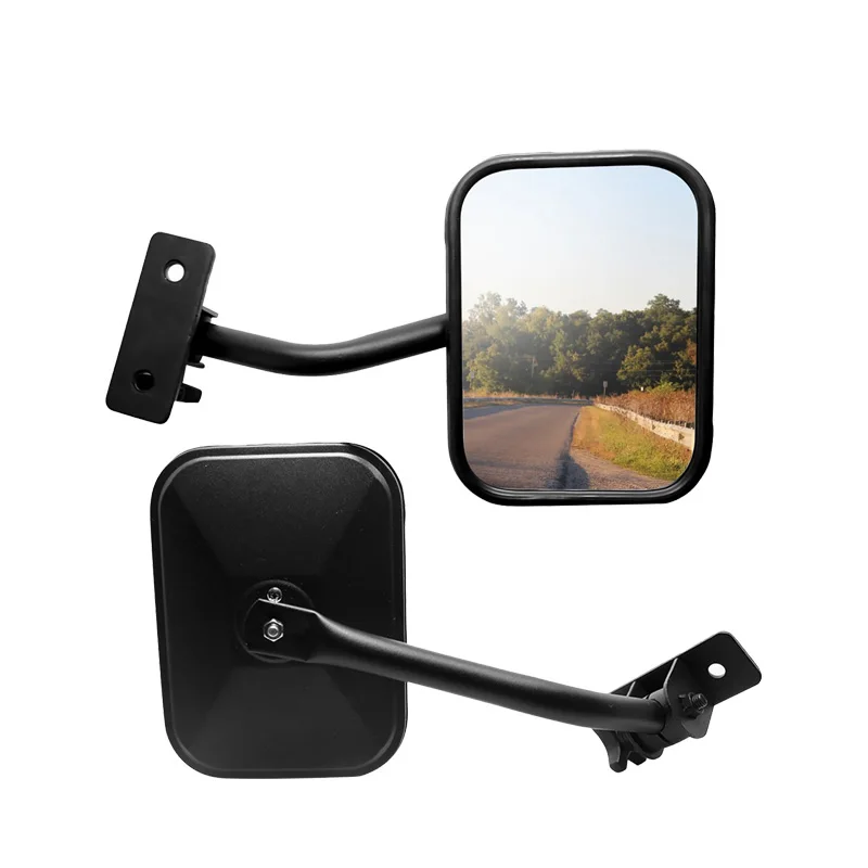 Прямоугольные зеркала боковые для Jeep Wrangler JK CJ YJ TJ 07 17 устойчивые к тряске дорожные