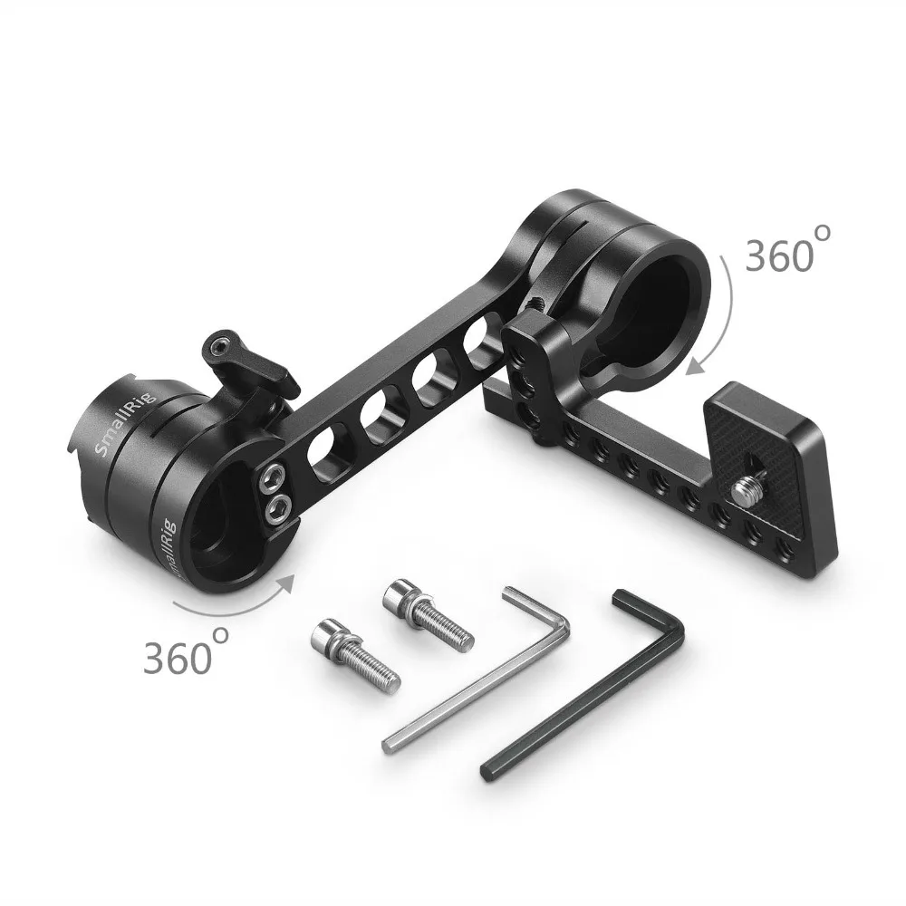 

SmallRig DSLR Camera Photo Accessories EVF Mount with NATO Clamp for Zacuto Gratical HD, for BMVA, for SmallHD 502HD 1897