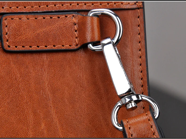 Мужская сумка мессенджер из натуральной кожи сумки для документов портфель