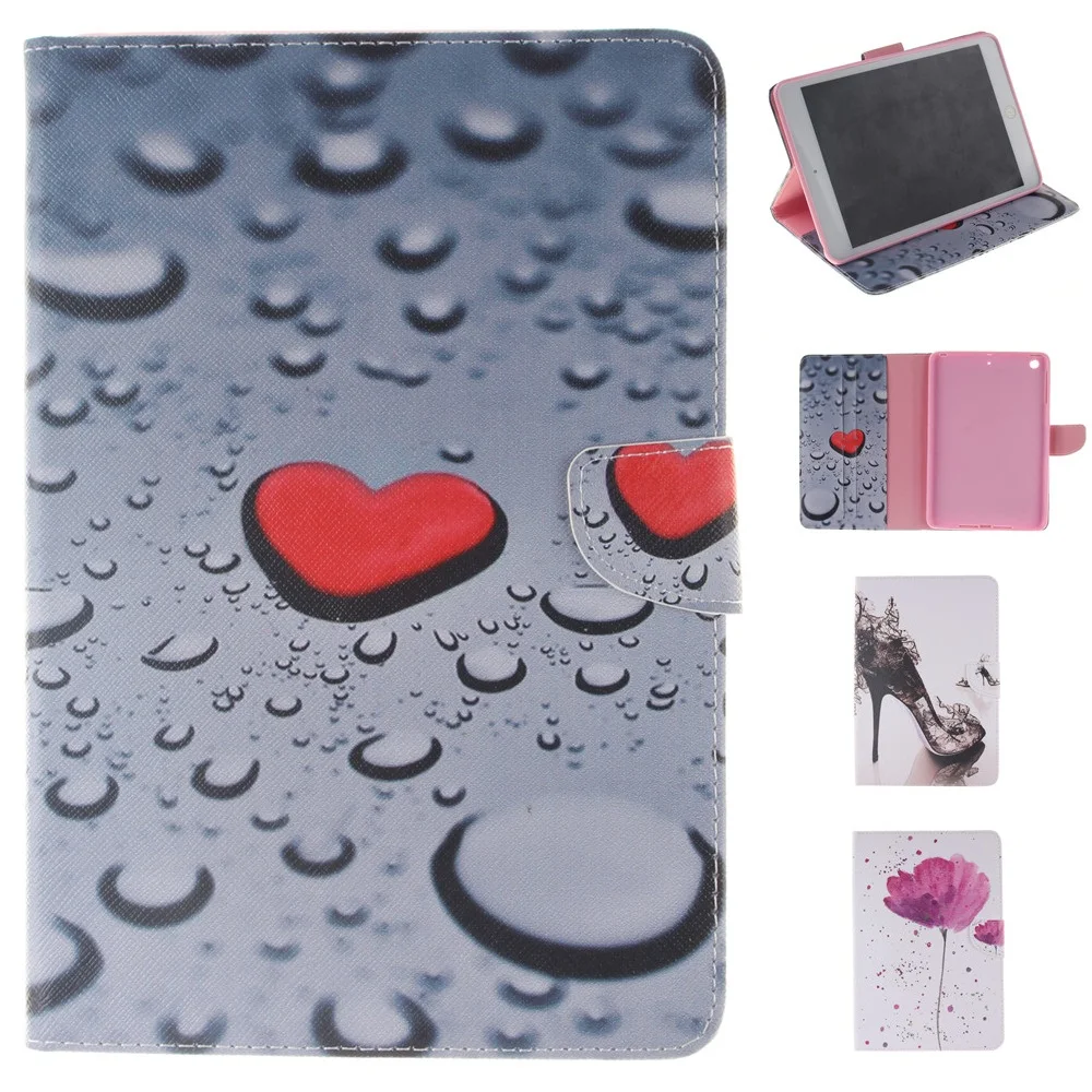 Защитный чехол из ПУ и поликарбоната с красным сердцем для iPad Air 1 | Компьютеры