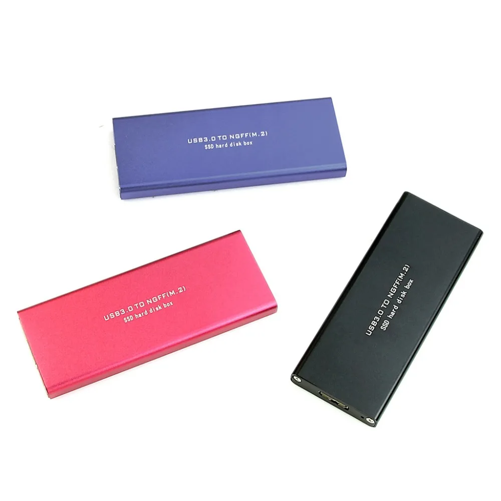 Горячий USB 3 0 к M.2 NGFF B Ключ SSD адаптер карта Внешний корпус Чехол Обложка Feb5|external