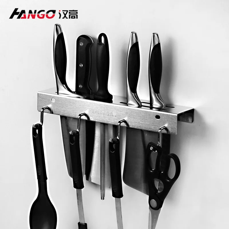 

2021 Racks Spice Rack Stainless Steel Pendant Kitchen Racks Tool Storage Rack Wall Hook Kitchen Hardware Supplies Prateleira