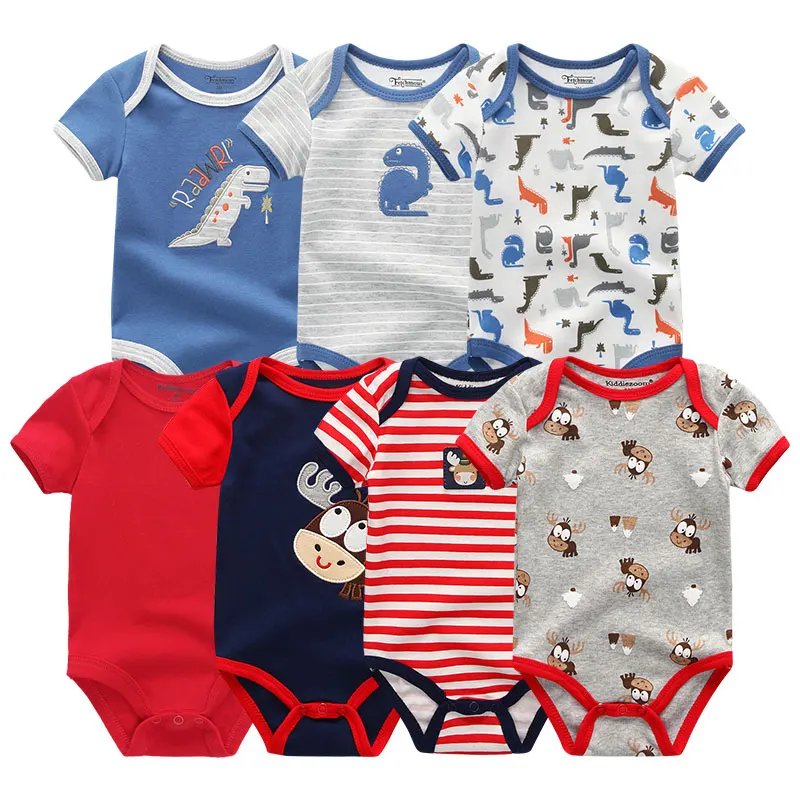 Боди для новорожденных happy baby clothes 7Pcs / комплект боди новорожденный девочка бодик для детей платье боди для новорожденныхОдежда для мальчиков christmas bodysuits modis 3-12m бодик для новорождённого - Цвет: Q7032