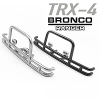 110 rc crawler model car upgrade parts metal front bumper for 110 scale traxxas trx4 bronco ranger remote control truck