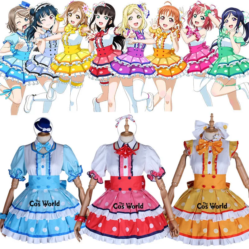 Костюмы для косплея аниме Love Live Sunshine Aqours Omoi yo Hitotsu Ni Nare MIRAI
