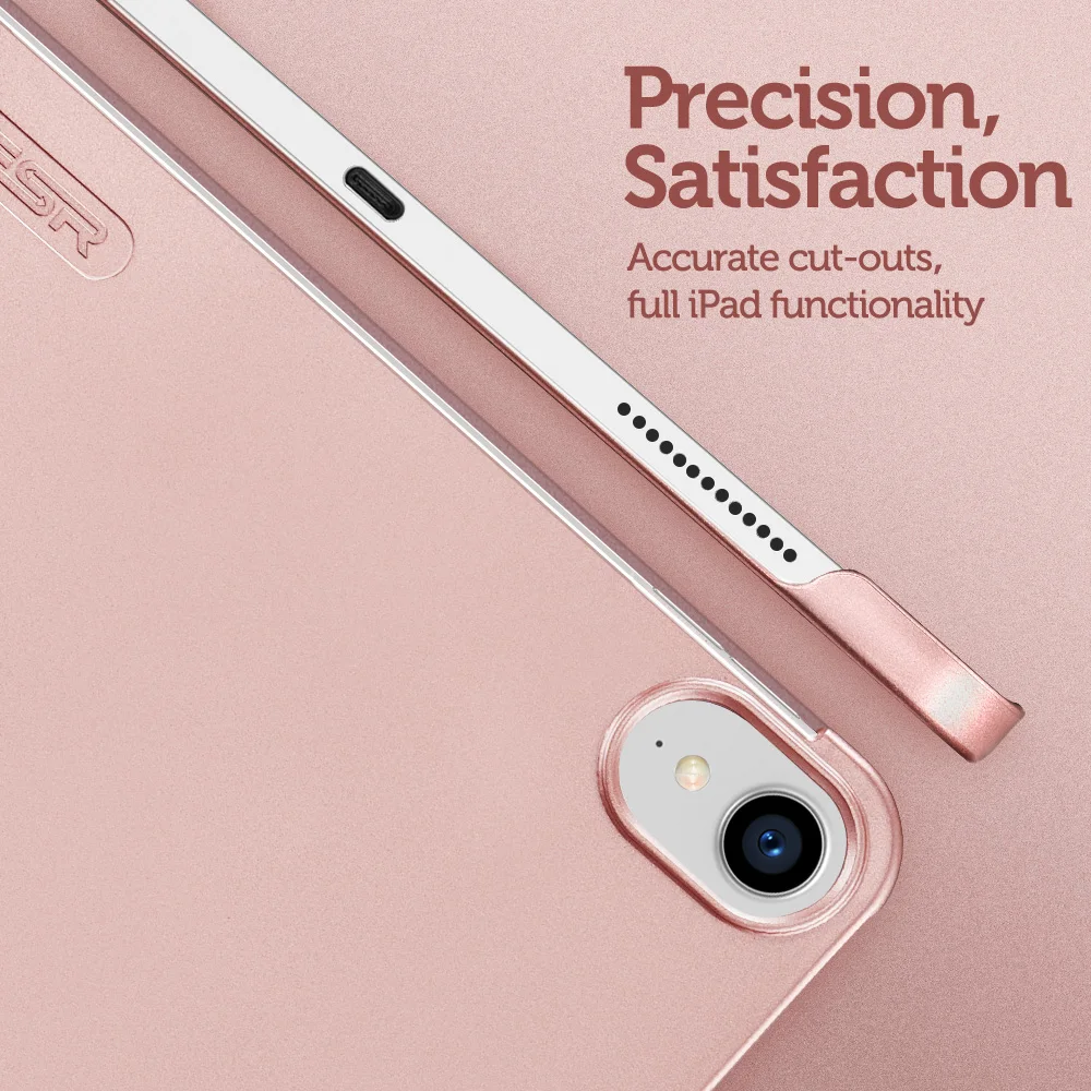 ESR Чехол для iPad Pro 11 крышка отделения для резинового масла искусственная кожа ультра тонкий светильник вес умный чехол прорезиненный чехол для iPad
