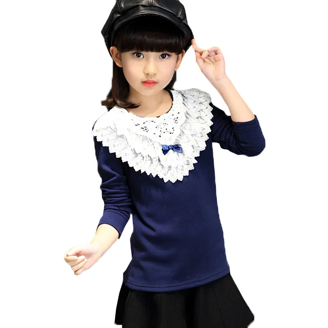 Рубашка для маленьких девочек хлопковая детская одежда розовые голубые блузки с