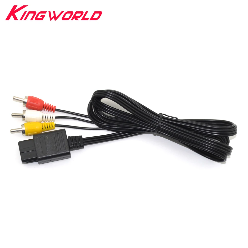 Высококачественный 3 RCA аудио тв видео шнур AV кабель для Nintendo N64 GameCube GC SNES|cable for|tv
