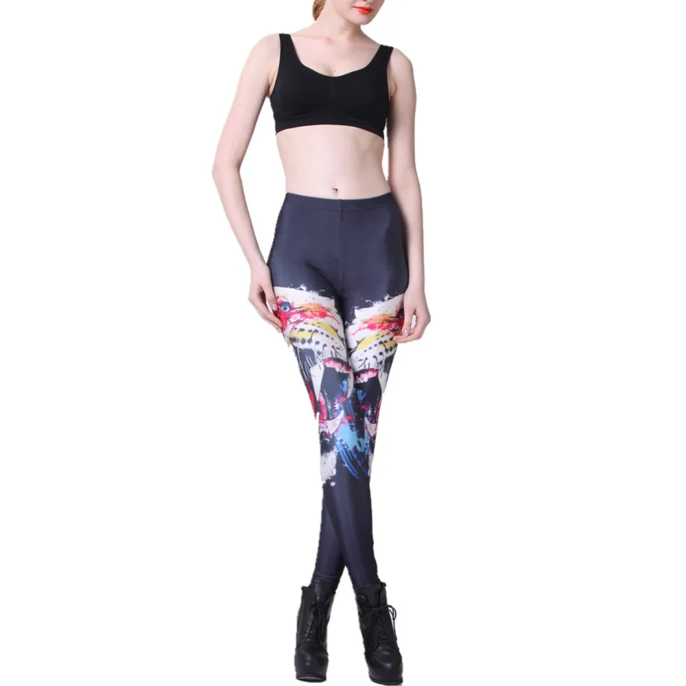

Elastic Casual Pants 3D Digital Printing Tiger Pattern Women Leggings 7 sizes Fitness Clothing Free Shipping
