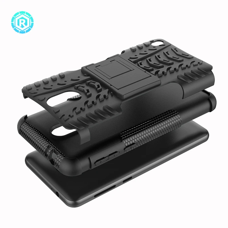 R For Nokia 2 Case Heavy Duty Armor Slim Hard Tough Rubber Cover Silicone + plastic Phone |