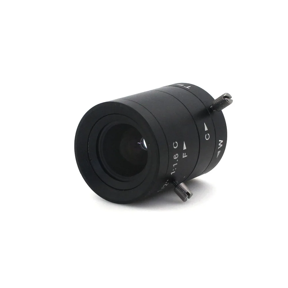 6 12 мм объектив C Mount Mega Pixel HD промышленный вариофокальный ручной Радужный CCTV для