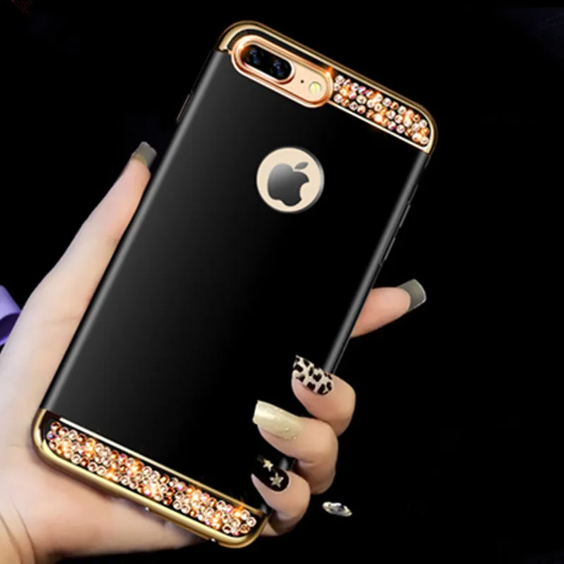 Bling Diamond Mirror Soft TPU Silicone Case for iphone X Coque 7 8 plus case 6 6S PLUS 5 5C 5S SE Cover |