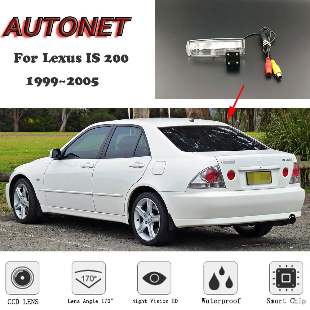 Камера заднего вида с ночным видением для Lexus IS 200 is200 sedan 1999 ~ 2005 CCD/камера номерного