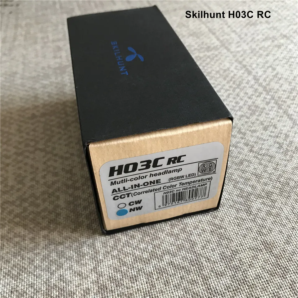 Skilhunt H03C RC с одной рукой боковой переключатель RGBW светодиодный налобный фонарь 18650 CR123A Магнитный перезаряжаемый фонарь с бесплатной головкой