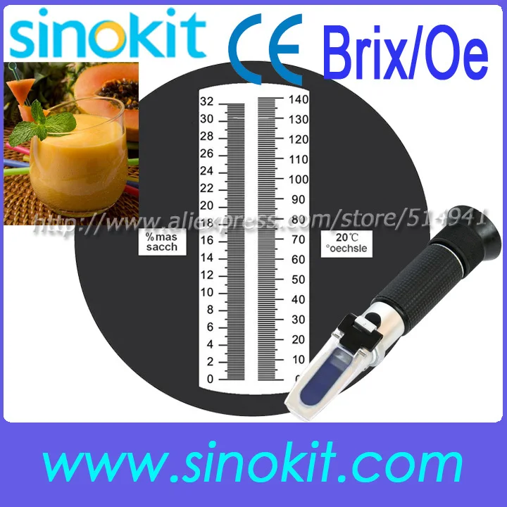 

Рефрактометр Brix / Wine /Oe RHB-32DATC, сертификация CE