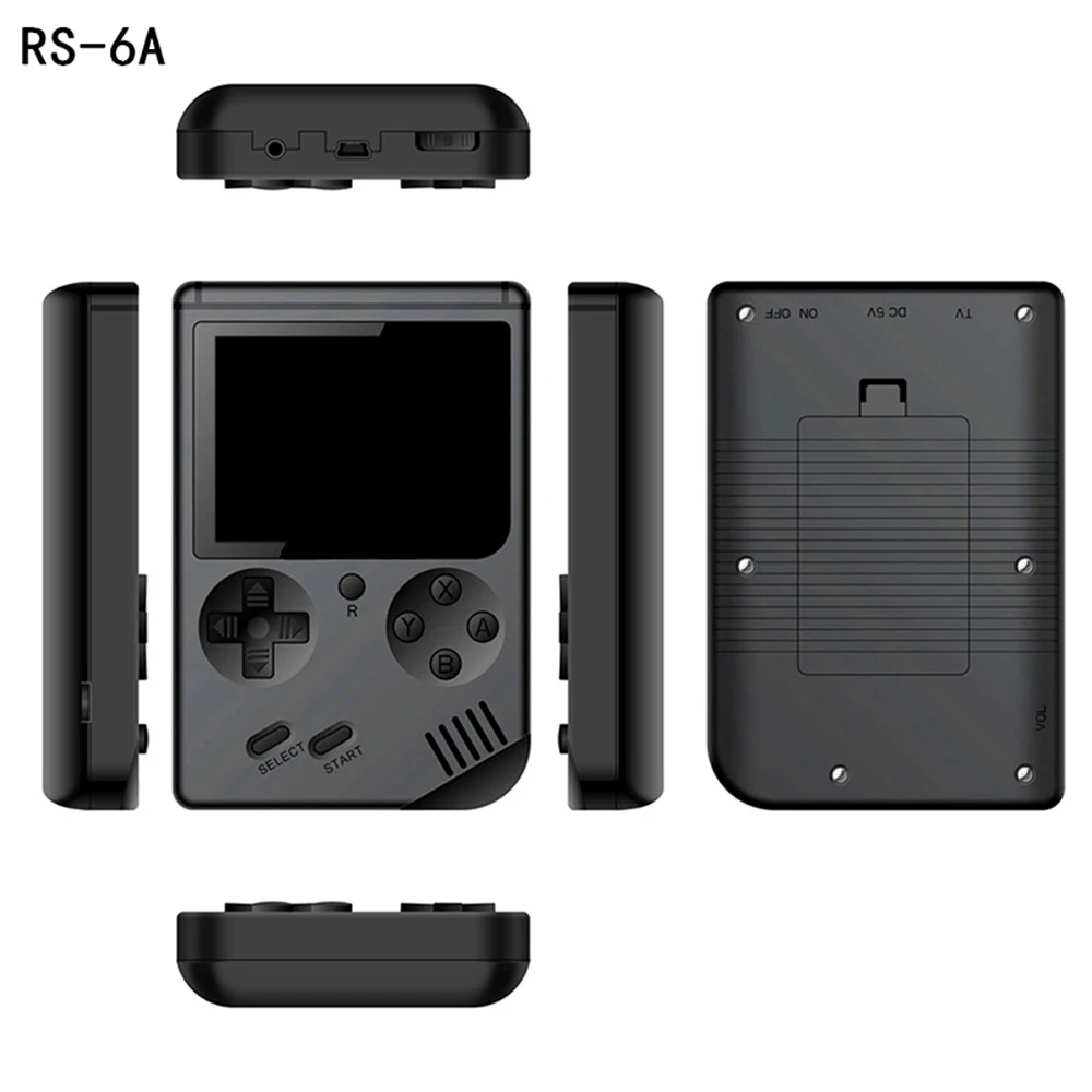 RS 6A Детская портативных игровых консолей для FC игровой консоли NES Ручной Bulit в 168