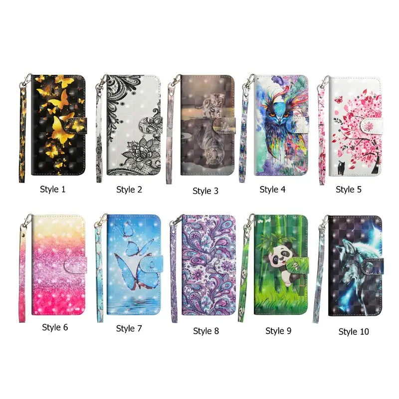 

Butterfly Pu Leather Flip Case For Huawei Honor 7A Case Pouch Mobile Phone Funda Wallet Cover Bag For Coque Huawei Honor 7c Case