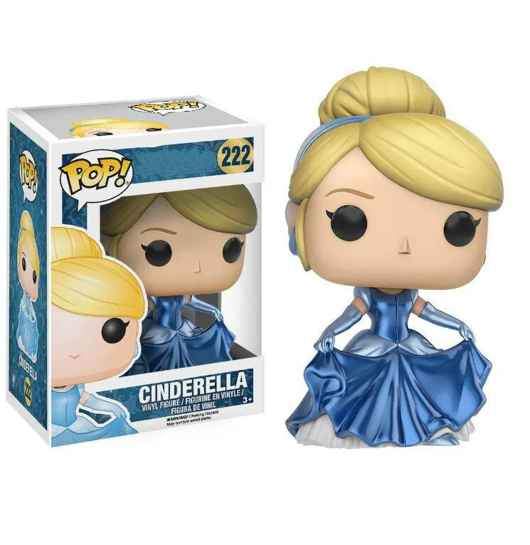 Funko Pop аниме Принцесса прекрасная Эльза Алиса платье Золушки коллекция моделей pvc
