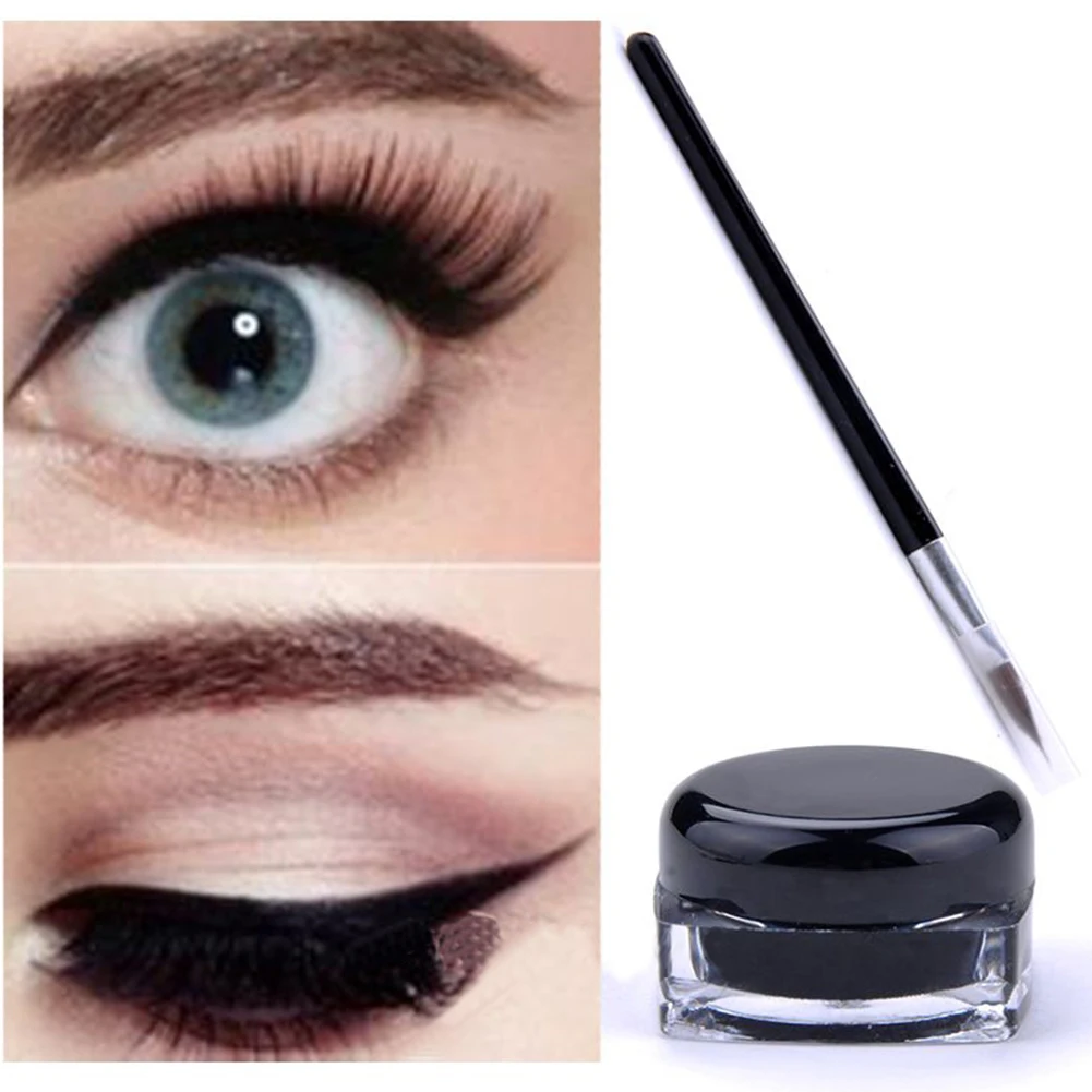 Новый Для женщин Водонепроницаемый подводка для глаз гель макияж Косметические