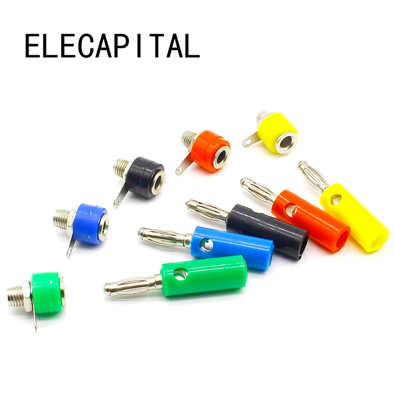 

ELECAPITAL Banana Plug Male and Female 4мм
