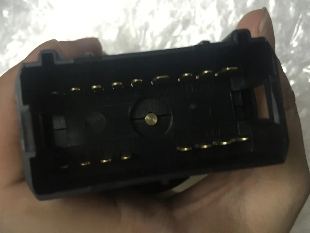 Хромированный головной светильник противотуманный широкий переключатель лампы