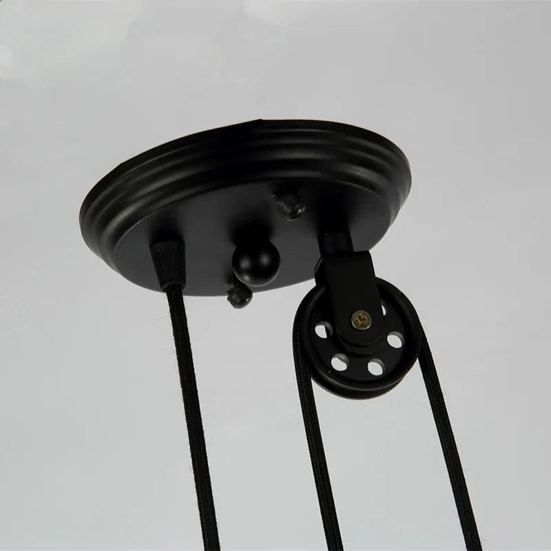 Потолочные светильники винтажная люстра железный ролик бар лампа для украшения