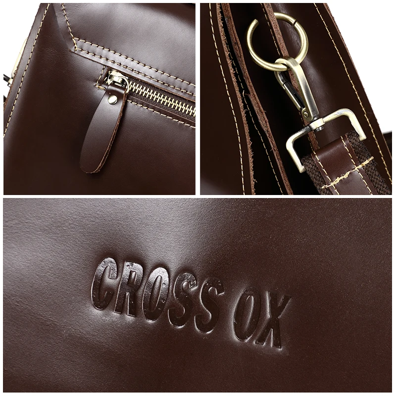 CROSS OX Новое поступление высокого класса Для мужчин сумки Пояса из натуральной