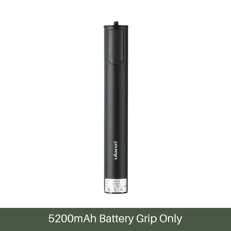 Power Grip Ulanzi, BG-1BG-2, 5200 мА/ч, мощная палка, Экшн-камера, рукоятки для Gopro 7, 6, 5, Osmo, экшн, Osmo, карманная, универсальная, силовая ручка - Цвет: Power Grip