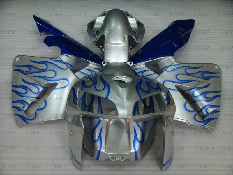 CBR 600 RR 2005 2006 Кузов для Honda CBR600RR 05 обтекатель 06 синего и серебряного цвета пламенный