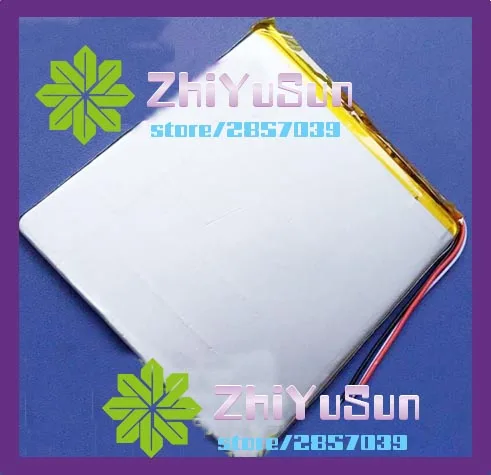 Литий ионный аккумулятор ZhiYuSun 359090 в 3 5 мАч для стола нут длина мм ширина 90