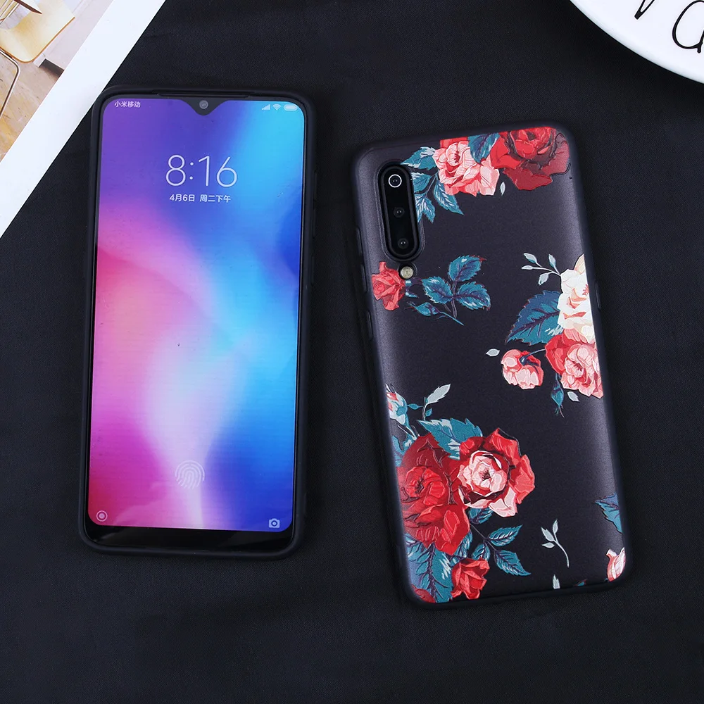 Цветочный чехол для Xiaomi Redmi Note 7 6 5 Pro Plus 5A S2 роскошный мягкий силиконовый из ТПУ Для