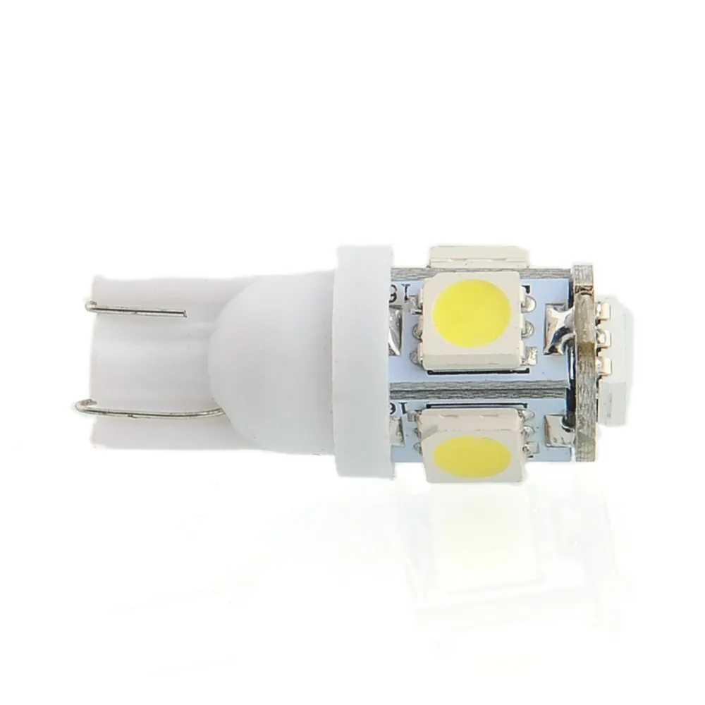 10x T10 Белый 5050 5 SMD светодиодный 12V W5W 194 автомобиля боковой хвост светильник лампа