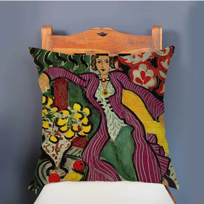 Чехол на подушку Анри Матисс для женщин танцев с шляпой Joy of Life украшение дома