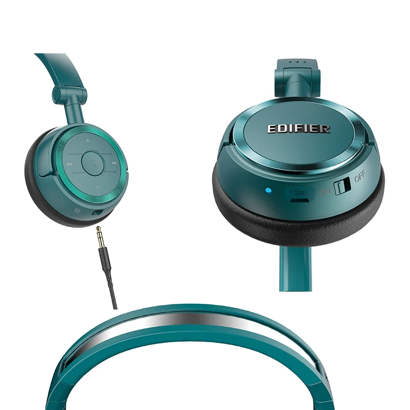 EDIFIER W675BT HIFI Bluetooth наушники на ухо Автоматическое шумоподавление 4 1 гарнитура с