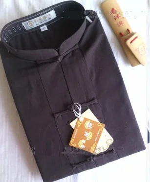 Рубашка Весна Осень рубашка мужская Кунг фу ушу боевые искусства китайская