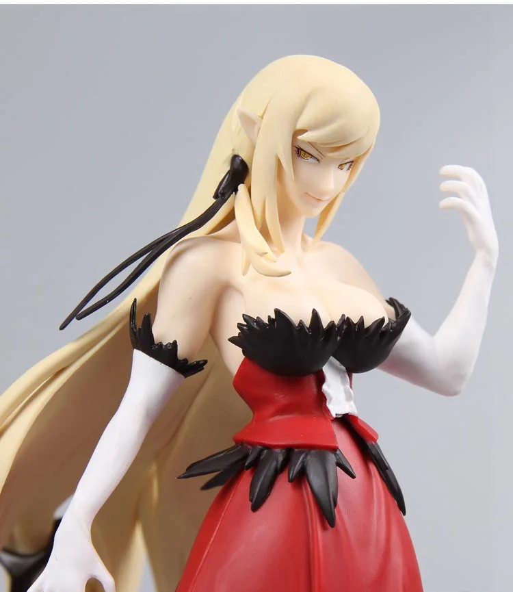 Фигурка Oshino Shinobu Kissshot Kiss-Shot Оригинальная фигурка Banpresto senjougaхара Hitagi SQ 18 см из ПВХ