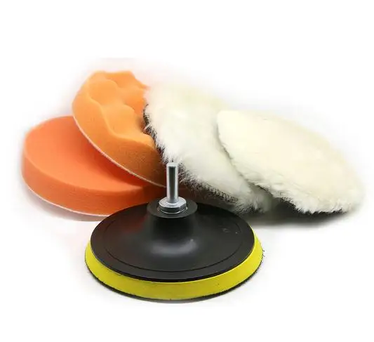 Горячая 6 шт. 5 ''Высокий Валовой Автомобиля Полировщик Шлифовальные Польский