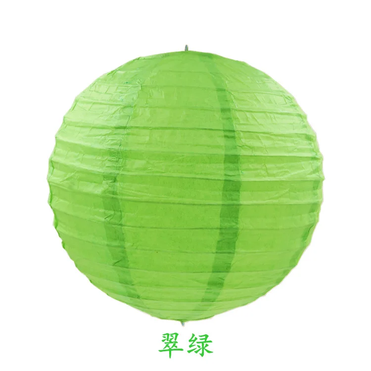 emerald Китайский Бумага фонари 10-15-20-25-30-35-40cm для свадьбы событие вечерние украшения гирлянды, Бумага мяч - Цвет: emerald