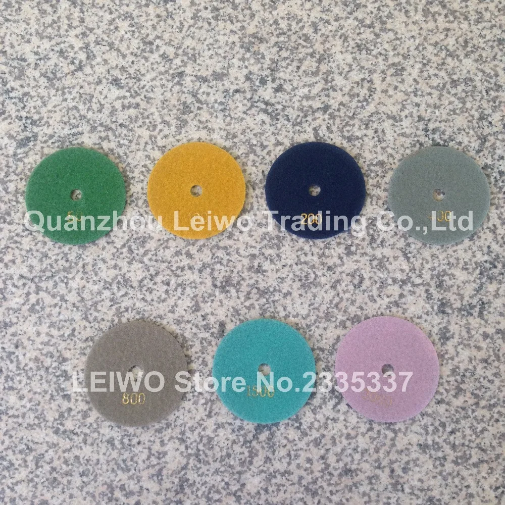 Алмазные сухие полировальные колодки 4 дюйма алмазные инструменты гранитная