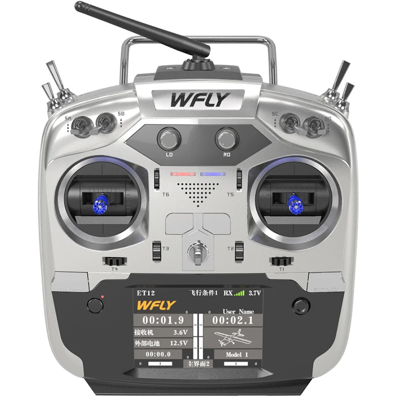 Новое поступление пульт дистанционного управления WFLY ET12 2 4 ГГц приемник 12CH Plus RF209S