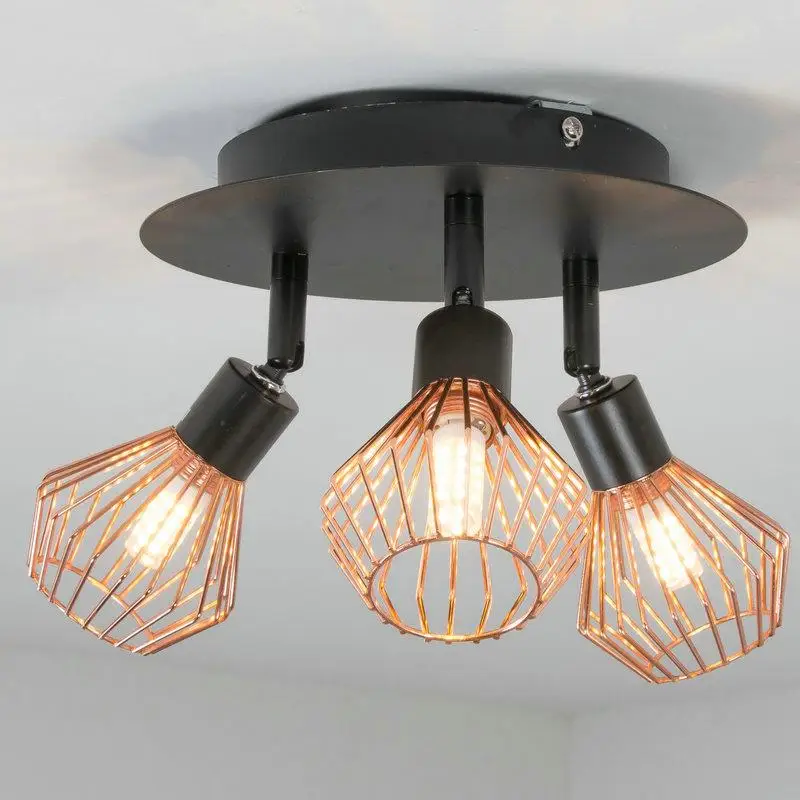 Светодиодный потолочный светильник G9 в винтажном стиле ламсветильник для