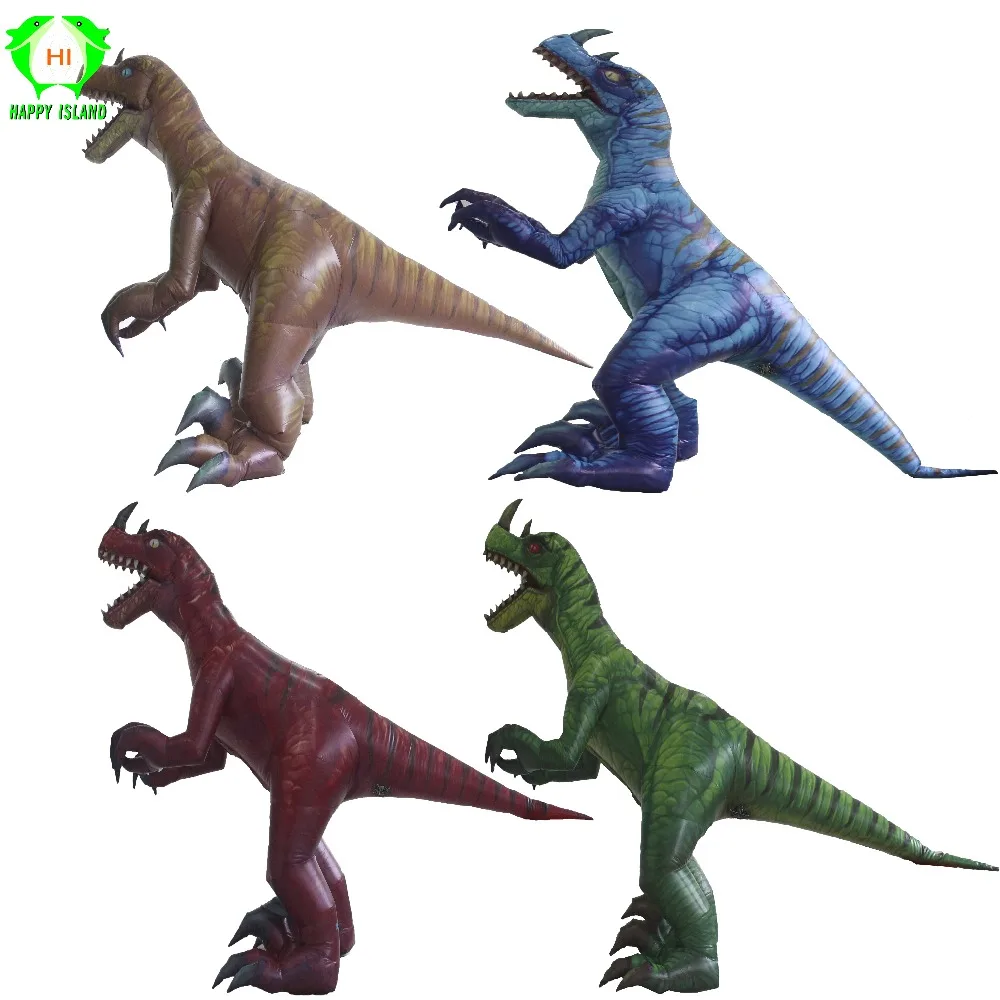 Надувной костюм для взрослых Динозавр T REX костюмы выдувное нарядное платье