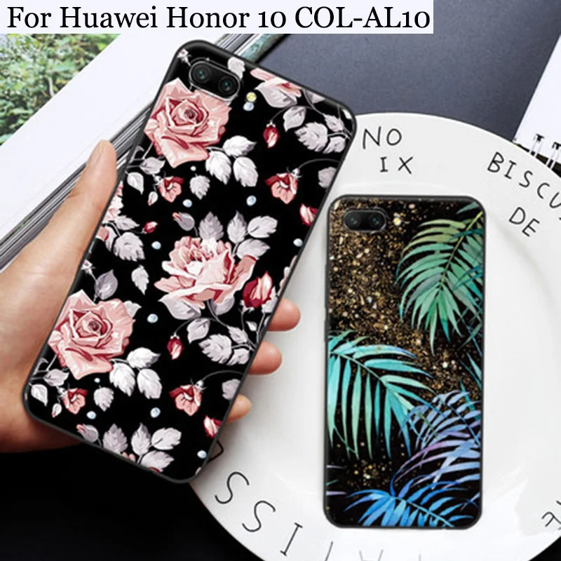 Чехол для Huawei Honor 10 мультяшный стиль окрашенный мягкий чехол задняя