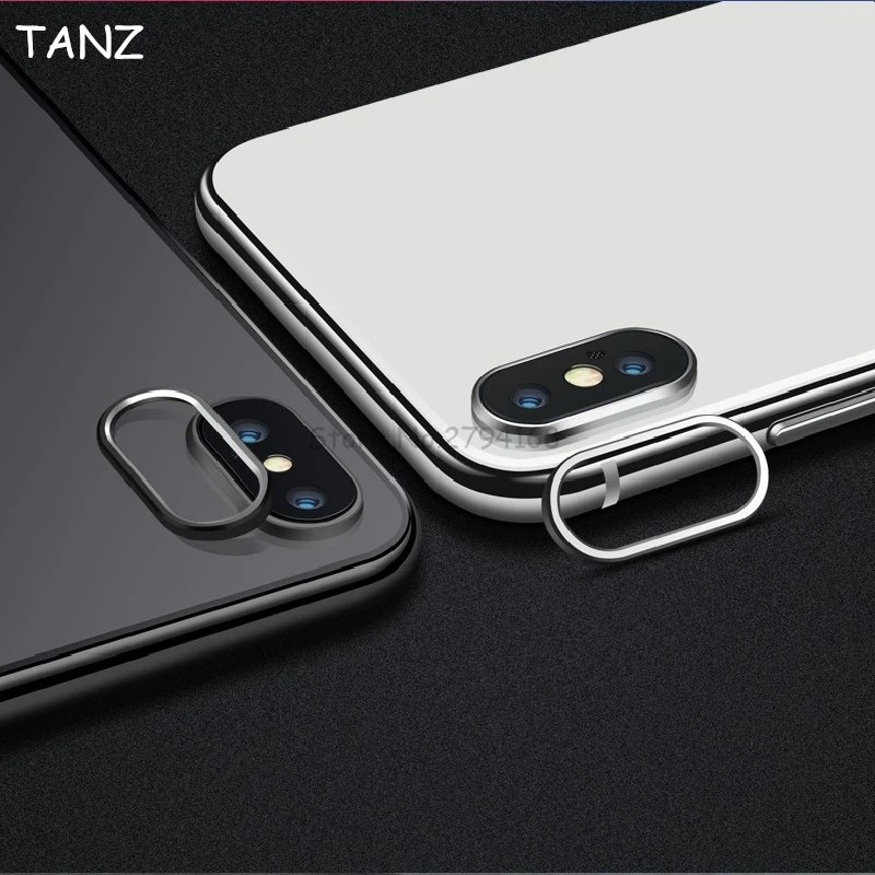 TANZ Rear Camera Lens Protective Ring Cover Protector Protection For iPhone x ten 10 Metal Case Luxury Mobile Phone Accessori |