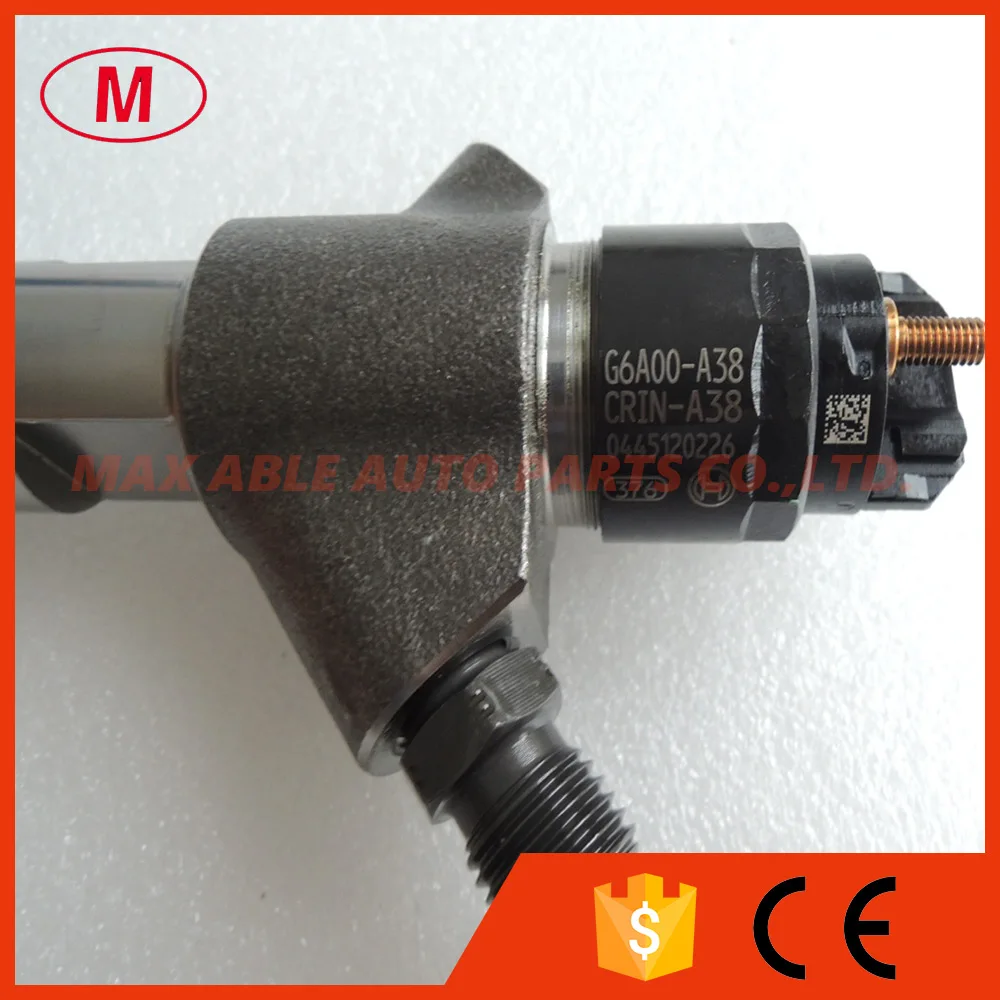 Оригинал common rail Инжектор 0445120226 для Yuchai YC6G G5A100 1112100A38|Подача и обработка топлива| |