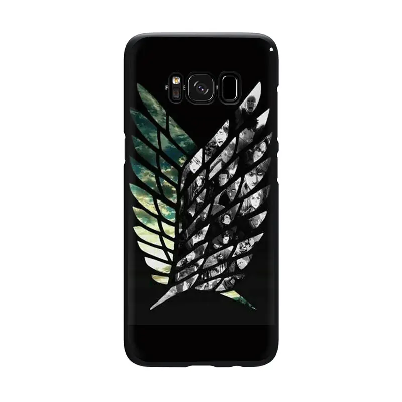 B5 Мягкий чехол для телефона с аниме японской атакой на титанов для samsung Galaxy M10 20 30 S6 7 Edge S8 9 10 Plus Note 10 8 9 - Цвет: B5