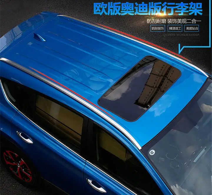 Алюминиевый сплав багажник на крышу автомобиля багажная стойка для 16 17 TOYOTA RAV4 2014