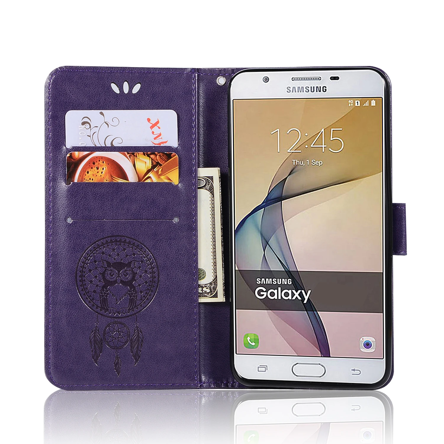Флип кейс для Samsung Galaxy J5 Prime SM G570F/DS G570F чехол On5 2016 кожаный телефона|Чехлы-портмоне| |